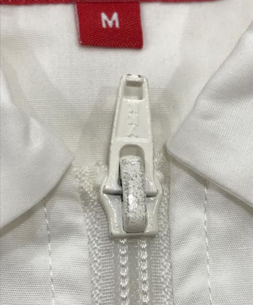 SUPREME（シュプリーム）SUPREME (シュプリーム) ジップアップワークシャツ ホワイト サイズ:Mの古着・服飾アイテム