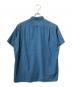山と道 (ヤマトミチ) Bamboo Short Sleeve Shirt ブルー サイズ:M：8000円
