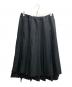 BLACK COMME des GARCONS（ブラックコムデギャルソン）の古着「サイドファスナープリーツスカート」｜ブラック