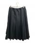 BLACK COMME des GARCONS (ブラックコムデギャルソン) サイドファスナープリーツスカート ブラック サイズ:M：36000円