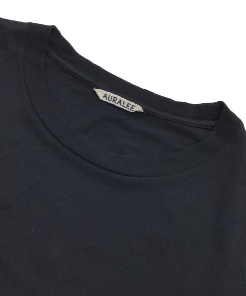 AURALEE（オーラリー）AURALEE (オーラリー) Super Soft Wool Jersey Tee ブラック サイズ:5の古着・服飾アイテム