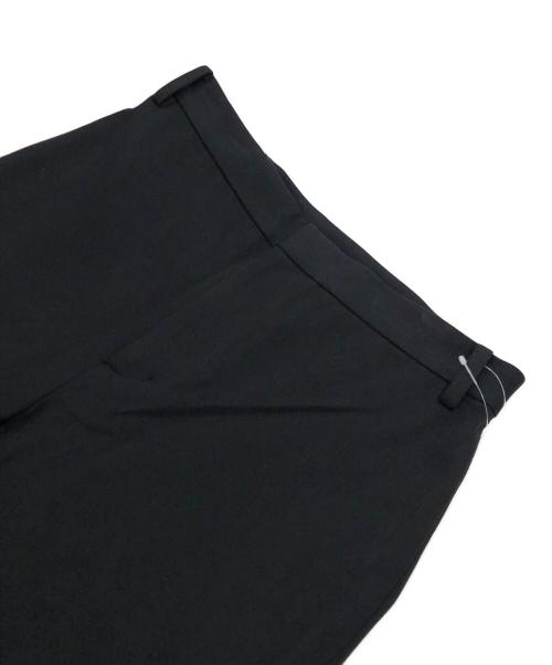 Spick and Span（スピック＆スパン）Spick and Span (スピック＆スパン) ストレッチフレアカプリパンツ ブラック サイズ:38の古着・服飾アイテム