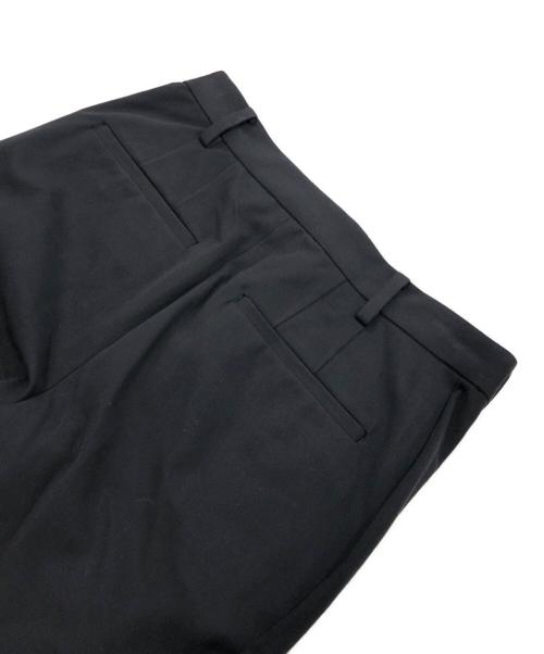 Spick and Span（スピック＆スパン）Spick and Span (スピック＆スパン) ストレッチフレアカプリパンツ ブラック サイズ:38の古着・服飾アイテム