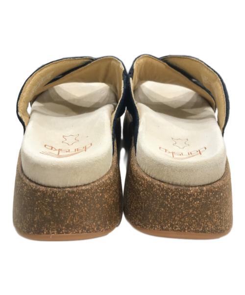 dansko（ダンスコ）Dansko (ダンスコ) プラットフォームスライドサンダル ブラック サイズ:37の古着・服飾アイテム