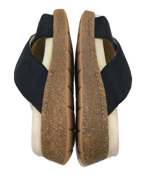 dansko（ダンスコ）Dansko (ダンスコ) プラットフォームスライドサンダル ブラック サイズ:37の古着・服飾アイテム
