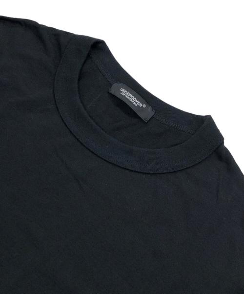 UNDERCOVER（アンダーカバー）UNDERCOVER (アンダーカバー) レーヨン・コットンビッグTシャツ/フロントショートTシャツ ブラック サイズ:1の古着・服飾アイテム
