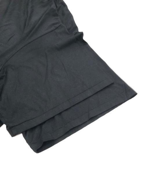 UNDERCOVER（アンダーカバー）UNDERCOVER (アンダーカバー) レーヨン・コットンビッグTシャツ/フロントショートTシャツ ブラック サイズ:1の古着・服飾アイテム