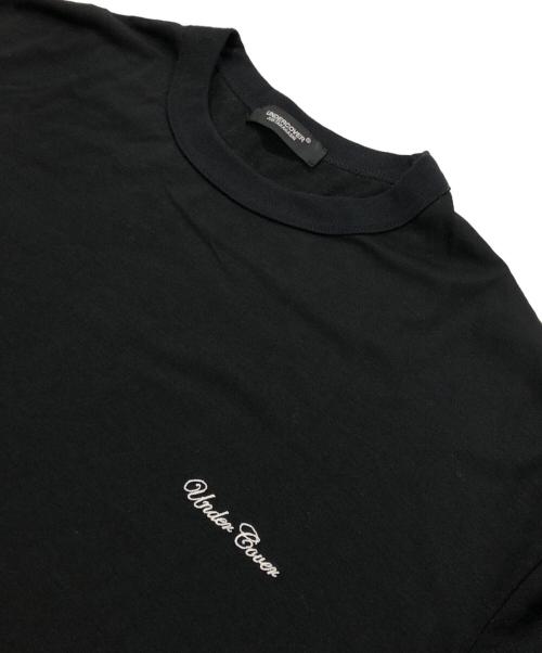 UNDERCOVER（アンダーカバー）UNDERCOVER (アンダーカバー) レーヨン・コットンビッグTシャツ/フロントショートTシャツ ブラック サイズ:1の古着・服飾アイテム