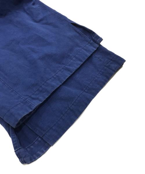 Maison Margiela 1 10（メゾン マルジェラ）Maison Margiela 1 10 (メゾン マルジェラ) タック ワイド トラウザーズ ブルー サイズ:36の古着・服飾アイテム