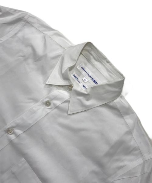 COMME des GARCONS SHIRT（コムデギャルソンシャツ）COMME des GARCONS SHIRT (コムデギャルソンシャツ) レギュラーカラーシャツ/長袖シャツ ホワイト サイズ:Sの古着・服飾アイテム