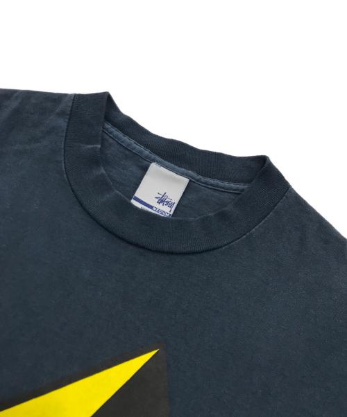 stussy（ステューシー）stussy (ステューシー) プリントカットソー ネイビー サイズ:Mの古着・服飾アイテム