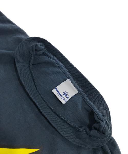 stussy（ステューシー）stussy (ステューシー) プリントカットソー ネイビー サイズ:Mの古着・服飾アイテム