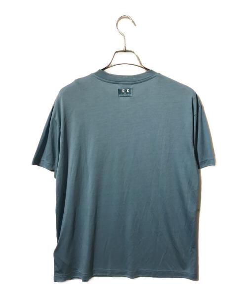 DIESEL（ディーゼル）DIESEL (ディーゼル) クルーネックＴシャツ ブルー サイズ:SIZE Sの古着・服飾アイテム