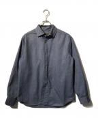NIGEL CABOURNナイジェルケーボン）の古着「ブリティッシュオフィサーズシャツ/長袖シャツ」｜ブルー