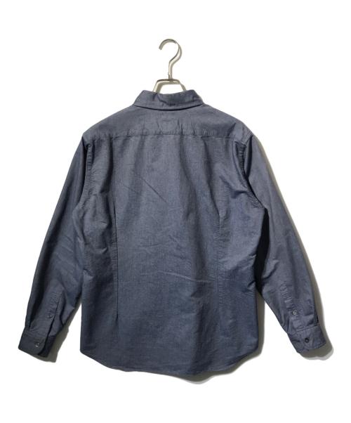 NIGEL CABOURN（ナイジェルケーボン）NIGEL CABOURN (ナイジェルケーボン) ブリティッシュオフィサーズシャツ/長袖シャツ ブルー サイズ:52の古着・服飾アイテム