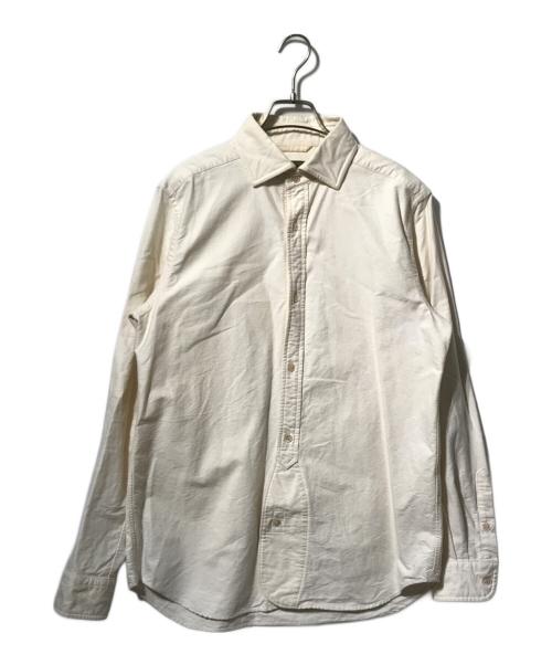 NIGEL CABOURN（ナイジェルケーボン）NIGEL CABOURN (ナイジェルケーボン) ブリティッシュオフィサーズシャツ ホワイト サイズ:50の古着・服飾アイテム