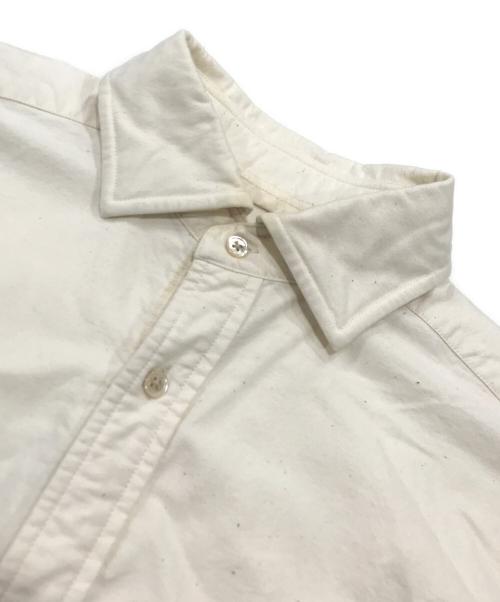 NIGEL CABOURN（ナイジェルケーボン）NIGEL CABOURN (ナイジェルケーボン) ブリティッシュオフィサーズシャツ ホワイト サイズ:50の古着・服飾アイテム