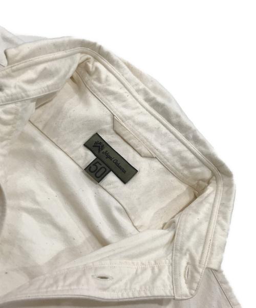 NIGEL CABOURN（ナイジェルケーボン）NIGEL CABOURN (ナイジェルケーボン) ブリティッシュオフィサーズシャツ ホワイト サイズ:50の古着・服飾アイテム