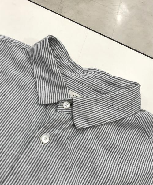 nestrobe confect（ネストローブ コンフェクト）nestrobe confect (ネストローブ コンフェクト) リネン混シャツ グレー サイズ:4の古着・服飾アイテム