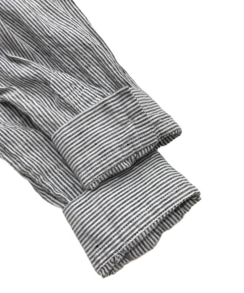 nestrobe confect（ネストローブ コンフェクト）nestrobe confect (ネストローブ コンフェクト) リネン混シャツ グレー サイズ:4の古着・服飾アイテム