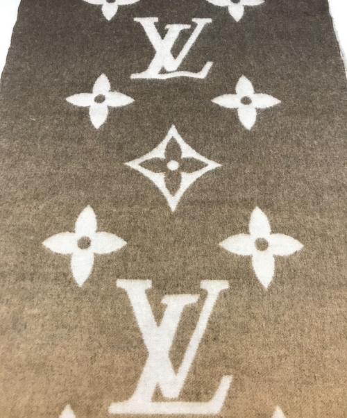 LOUIS VUITTON（ルイ ヴィトン）LOUIS VUITTON (ルイ ヴィトン) マフラー・レイキャビック グラディエント ベージュの古着・服飾アイテム