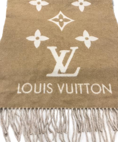 LOUIS VUITTON（ルイ ヴィトン）LOUIS VUITTON (ルイ ヴィトン) マフラー・レイキャビック グラディエント ベージュの古着・服飾アイテム