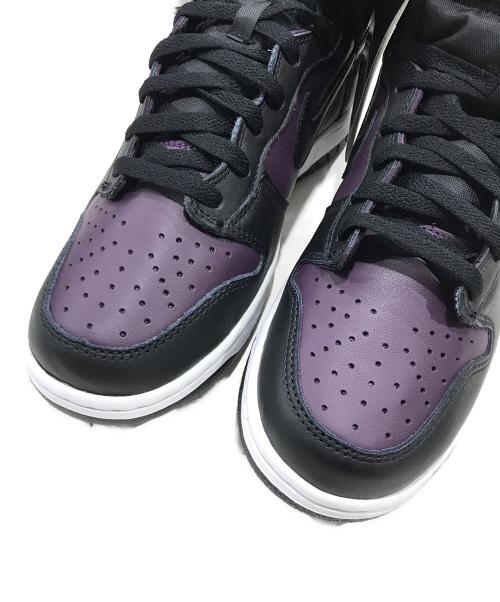 NIKE（ナイキ）NIKE (ナイキ) FRAGMENT DESIGN (フラグメントデザイン) ダンク ハイ ブラック×パープル サイズ:US10/UK9/EUR44の古着・服飾アイテム