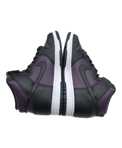 NIKE（ナイキ）NIKE (ナイキ) FRAGMENT DESIGN (フラグメントデザイン) ダンク ハイ ブラック×パープル サイズ:US10/UK9/EUR44の古着・服飾アイテム