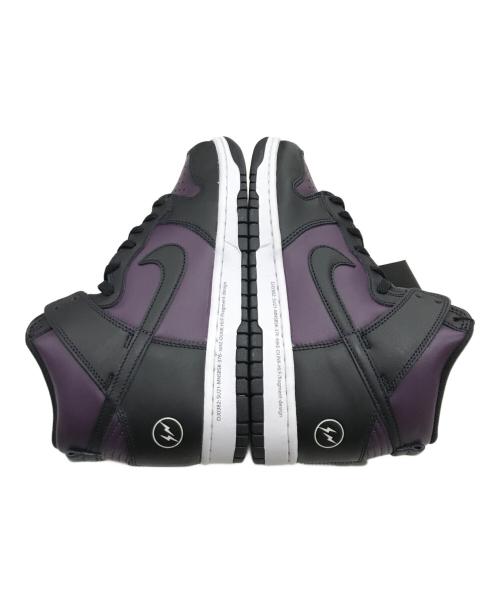 NIKE（ナイキ）NIKE (ナイキ) FRAGMENT DESIGN (フラグメントデザイン) ダンク ハイ ブラック×パープル サイズ:US10/UK9/EUR44の古着・服飾アイテム