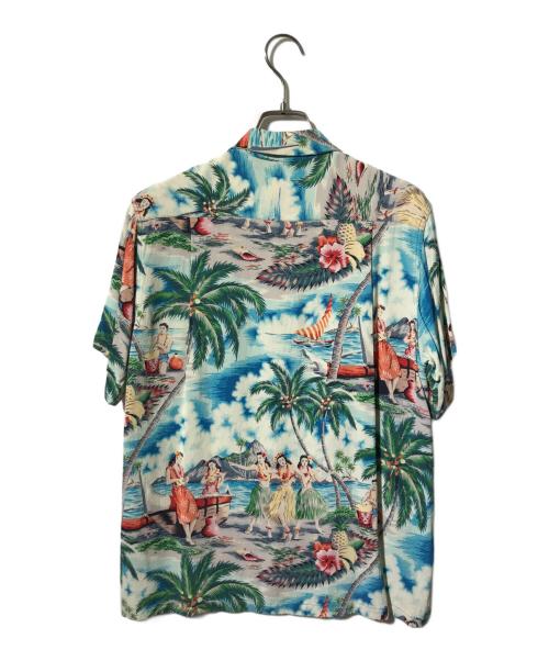 Sun Surf（サンサーフ）Sun Surf (サンサーフ) レーヨンアロハシャツ/ハワイアンシャツ ベージュ サイズ:Sの古着・服飾アイテム