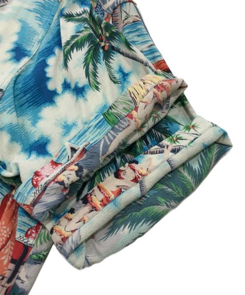 Sun Surf（サンサーフ）Sun Surf (サンサーフ) レーヨンアロハシャツ/ハワイアンシャツ ベージュ サイズ:Sの古着・服飾アイテム