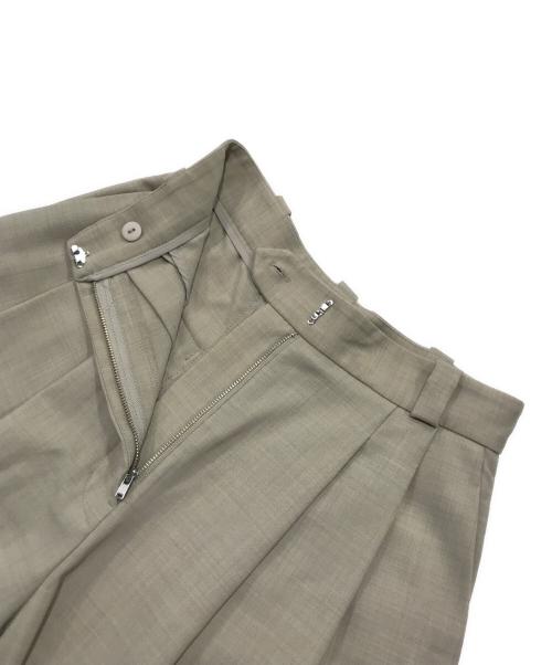 TODAYFUL（トゥデイフル）TODAYFUL (トゥデイフル) Highwaist Tuck Trousers ベージュ サイズ:36の古着・服飾アイテム