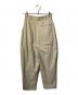 TODAYFUL (トゥデイフル) Highwaist Tuck Trousers ベージュ サイズ:36：5000円