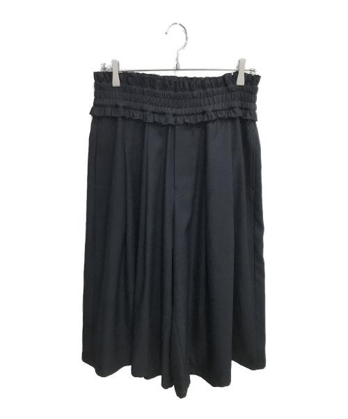 SYUMAN.（シュウマン）SYUMAN. (シュウマン) クロップドワイドパンツ ブラック サイズ:SIZE 2の古着・服飾アイテム