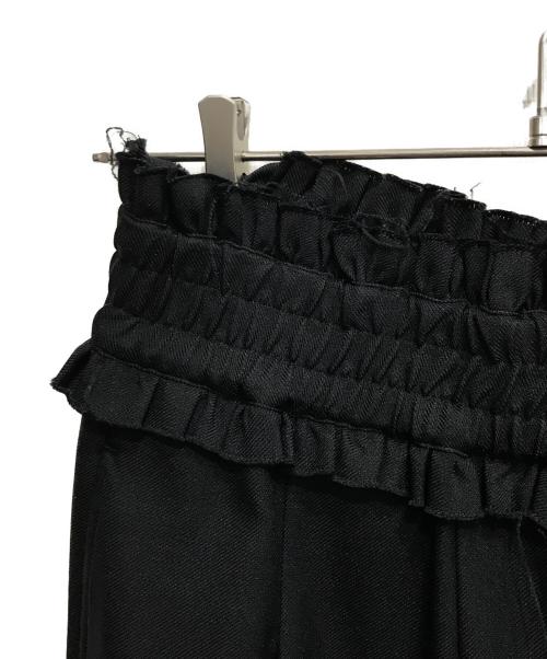 SYUMAN.（シュウマン）SYUMAN. (シュウマン) クロップドワイドパンツ ブラック サイズ:SIZE 2の古着・服飾アイテム
