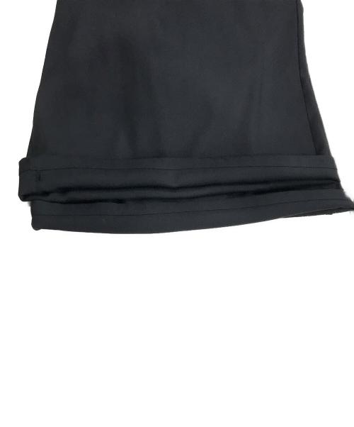 SYUMAN.（シュウマン）SYUMAN. (シュウマン) クロップドワイドパンツ ブラック サイズ:SIZE 2の古着・服飾アイテム
