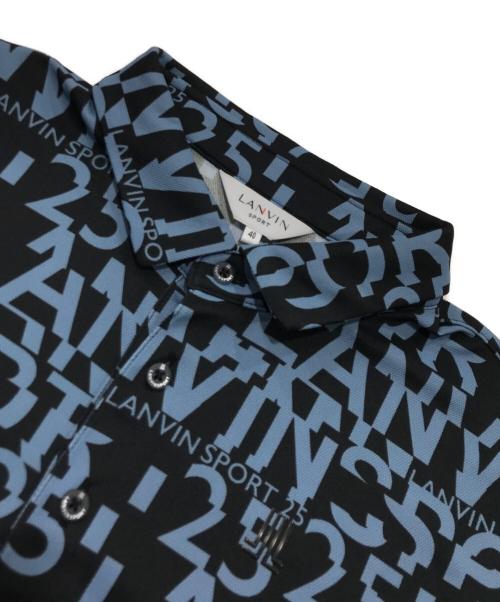 LANVIN SPORT（ランバン スポーツ）LANVIN SPORT (ランバン スポーツ) ポロシャツ ブラック サイズ:40の古着・服飾アイテム