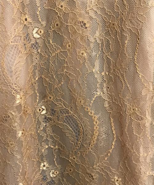CELFORD（セルフォード）CELFORD (セルフォード) レースフレアスカート ブラウン サイズ:SIZE 36の古着・服飾アイテム