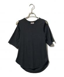 DELIY（デリー）の古着「HEMP JERSEY CUT OUTS TEE」｜ブラック