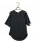 DELIY（デリー）の古着「HEMP JERSEY CUT OUTS TEE」｜ブラック