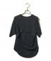 DELIY (デリー) HEMP JERSEY CUT OUTS TEE ブラック サイズ:ＦＲＥＥ：5000円