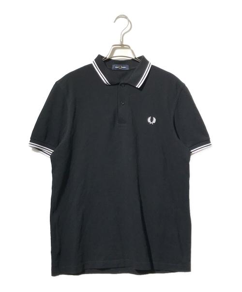 FRED PERRY（フレッドペリー）FRED PERRY (フレッドペリー) ポロシャツ ブラック サイズ:Lの古着・服飾アイテム