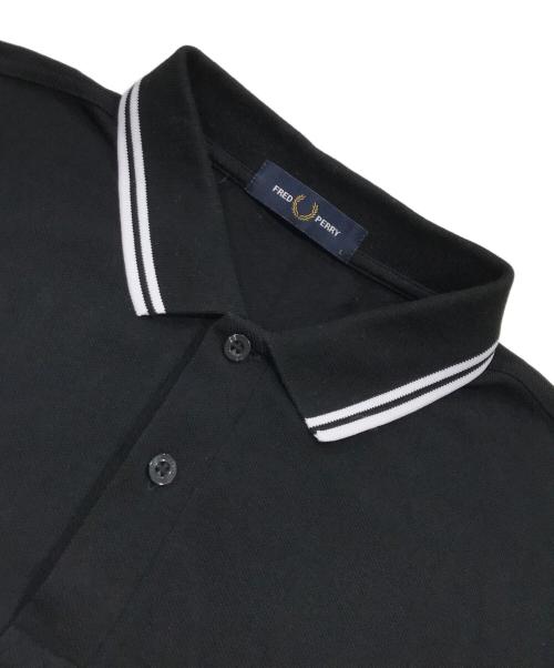 FRED PERRY（フレッドペリー）FRED PERRY (フレッドペリー) ポロシャツ ブラック サイズ:Lの古着・服飾アイテム