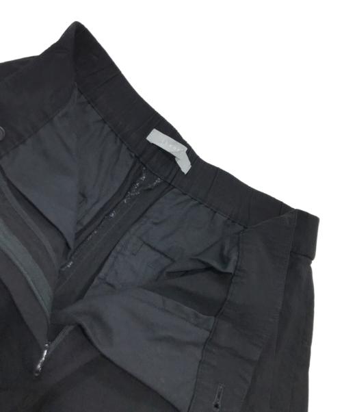 theory luxe（セオリーリュクス）theory luxe (セオリーリュクス) リネン混ワイドストレートパンツ ブラック サイズ:36の古着・服飾アイテム