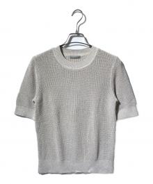 theory luxe（セオリーリュクス）の古着「Summer Lurex Tonya Sweater」｜ブラウン