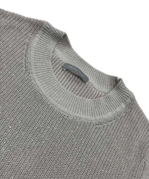 theory luxe（セオリーリュクス）theory luxe (セオリーリュクス) Summer Lurex Tonya Sweater ブラウン サイズ:38の古着・服飾アイテム