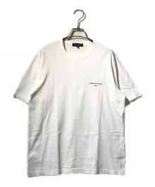 COMME des GARCONS HOMME（コムデギャルソン オム）の古着「綿天竺 製品プリント S/S Tシャツ」｜ホワイト