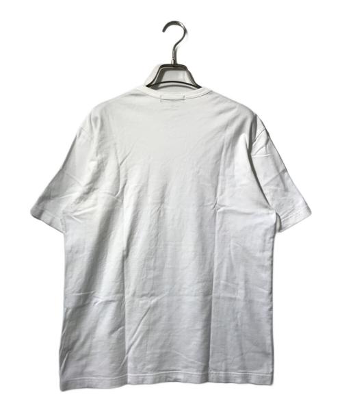 COMME des GARCONS HOMME（コムデギャルソン オム）COMME des GARCONS HOMME (コムデギャルソン オム) 綿天竺 製品プリント S/S Tシャツ ホワイト サイズ:Mの古着・服飾アイテム