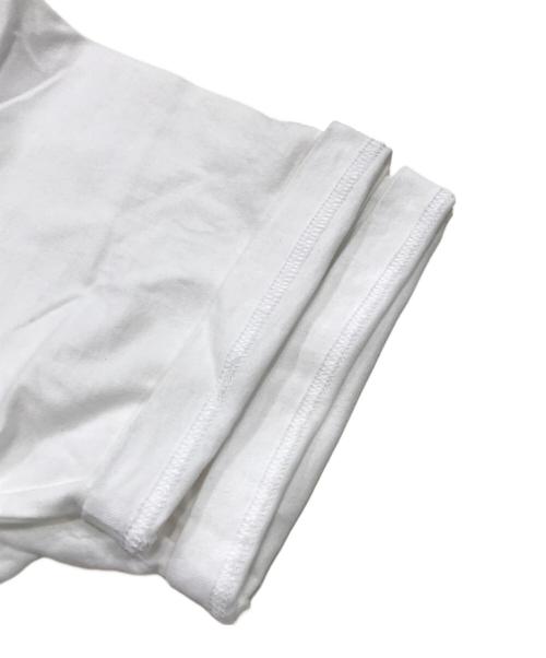COMME des GARCONS HOMME（コムデギャルソン オム）COMME des GARCONS HOMME (コムデギャルソン オム) 綿天竺 製品プリント S/S Tシャツ ホワイト サイズ:Mの古着・服飾アイテム