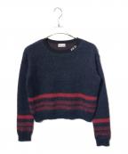 RED VALENTINOレッドヴァレンティノ）の古着「モヘアニット」｜ネイビー